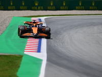 Oscar Piastri of McLaren F1 Team is driving his single-seater during free practice of the Spanish GP, the 10th round of the Formula 1 World...