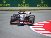 Oliver Bearman of Haas F1 Team is participating in free practice of the Spanish GP, the 10th round of the Formula 1 World Championship 2024,...