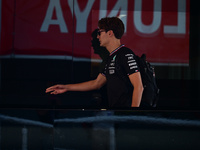 George Russell of Mercedes-AMG Petronas is walking during free practice of the Spanish GP, the 10th round of the Formula 1 World Championshi...