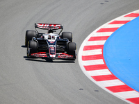 Kevin Magnussen of Haas F1 Team is driving his single-seater during free practice of the Spanish GP, the 10th round of the Formula 1 World C...