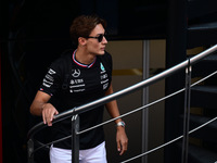 George Russell of Mercedes-AMG Petronas is walking during free practice of the Spanish GP, the 10th round of the Formula 1 World Championshi...