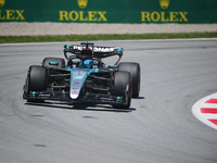 George Russell of Mercedes-AMG Petronas is driving his single-seater during free practice of the Spanish GP, the 10th round of the Formula 1...