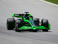 Valtteri Bottas of Stake F1 Team is driving his single-seater during free practice of the Spanish GP, the 10th round of the Formula 1 World...