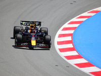 Max Verstappen of Red Bull Racing Honda is driving his single-seater during free practice of the Spanish GP, the 10th round of the Formula 1...