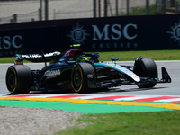 Lewis Hamilton of Mercedes-AMG Petronas F1 Team is driving his single-seater during free practice of the Spanish GP, the 10th round of the F...