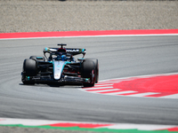 George Russell of Mercedes-AMG Petronas is driving his single-seater during free practice of the Spanish GP, the 10th round of the Formula 1...