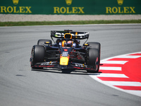 Max Verstappen of Red Bull Racing Honda is driving his single-seater during free practice of the Spanish GP, the 10th round of the Formula 1...