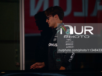 George Russell of Mercedes-AMG Petronas is walking during free practice of the Spanish GP, the 10th round of the Formula 1 World Championshi...