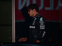 George Russell of Mercedes-AMG Petronas is walking during free practice of the Spanish GP, the 10th round of the Formula 1 World Championshi...