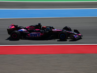 Esteban Ocon of Alpine F1 Team is driving his single-seater during free practice of the Spanish GP, the 10th round of the Formula 1 World Ch...