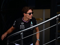 George Russell of Mercedes-AMG Petronas is walking during free practice of the Spanish GP, the 10th round of the Formula 1 World Championshi...