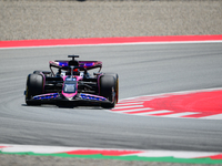 Esteban Ocon of Alpine F1 Team is driving his single-seater during free practice of the Spanish GP, the 10th round of the Formula 1 World Ch...