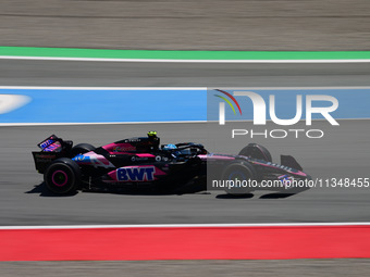 Pierre Gasly of Alpine F1 Team is driving his single-seater during free practice of the Spanish GP, the 10th round of the Formula 1 World Ch...