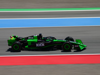 Valtteri Bottas of Stake F1 Team KICK Sauber is driving his single-seater during free practice of the Spanish GP, the 10th round of the Form...