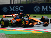 Oscar Piastri of McLaren F1 Team is driving his single-seater during free practice of the Spanish GP, the 10th round of the Formula 1 World...