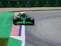 Valtteri Bottas of Stake F1 Team is driving his single-seater during free practice of the Spanish GP, the 10th round of the Formula 1 World...