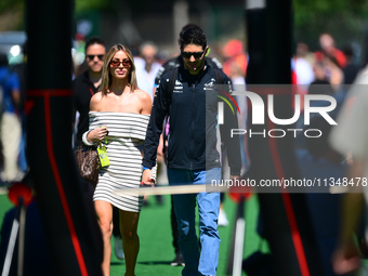 Esteban Ocon of Alpine F1 Team is walking during free practice of the Spanish GP, the 10th round of the Formula 1 World Championship 2024, i...