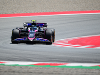 Pierre Gasly of Alpine F1 Team is driving his single-seater during free practice of the Spanish GP, the 10th round of the Formula 1 World Ch...