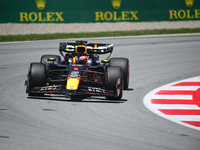 Max Verstappen of Red Bull Racing Honda is driving his single-seater during free practice of the Spanish GP, the 10th round of the Formula 1...