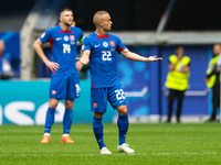 Stanislav Lobotka of Slovakia is looking dejected after Ukraine's second goal  during the UEFA EURO 2024 group stage match between Slovakia...