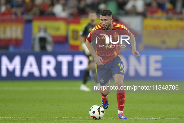 Aymeric Laporte centre-back of Spain and Al-Nassr FC in aciton during the UEFA EURO 2024 group stage match between Spain and Italy at Arena...