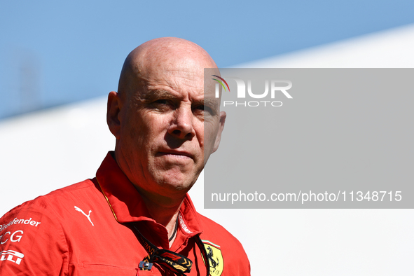 Jock Clear before first practice ahead of the Formula 1 Spanish Grand Prix at Circuit de Barcelona-Catalunya in Barcelona, Spain on June 21,...