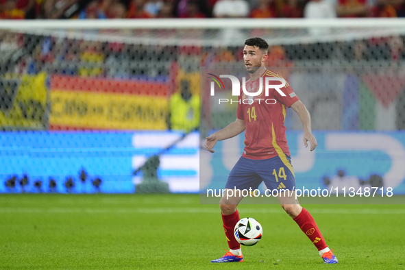 Aymeric Laporte centre-back of Spain and Al-Nassr FC during the UEFA EURO 2024 group stage match between Spain and Italy at Arena AufSchalke...