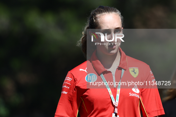 before first practice ahead of the Formula 1 Spanish Grand Prix at Circuit de Barcelona-Catalunya in Barcelona, Spain on June 21, 2024. 