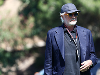 Flavio Briatore before first practice ahead of the Formula 1 Spanish Grand Prix at Circuit de Barcelona-Catalunya in Barcelona, Spain on Jun...