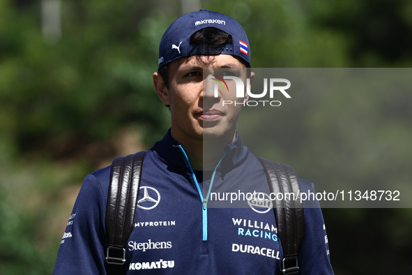 Alexander Albon of Williams before first practice ahead of the Formula 1 Spanish Grand Prix at Circuit de Barcelona-Catalunya in Barcelona,...