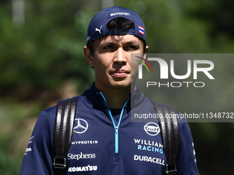 Alexander Albon of Williams before first practice ahead of the Formula 1 Spanish Grand Prix at Circuit de Barcelona-Catalunya in Barcelona,...