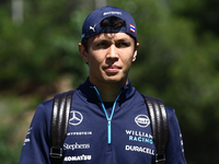 Alexander Albon of Williams before first practice ahead of the Formula 1 Spanish Grand Prix at Circuit de Barcelona-Catalunya in Barcelona,...