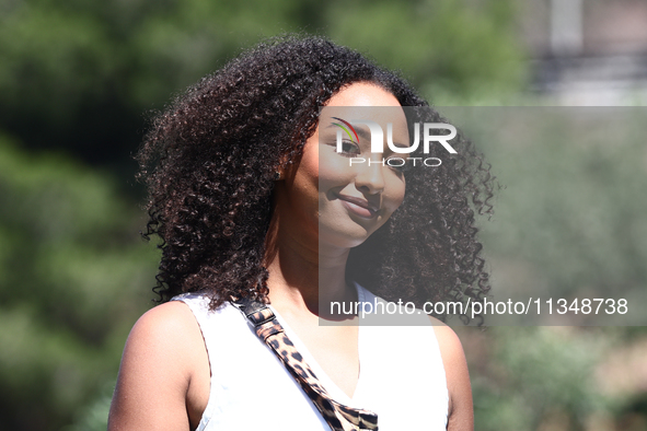 Naomi Schiff before first practice ahead of the Formula 1 Spanish Grand Prix at Circuit de Barcelona-Catalunya in Barcelona, Spain on June 2...