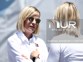 Susie Wolff before first practice ahead of the Formula 1 Spanish Grand Prix at Circuit de Barcelona-Catalunya in Barcelona, Spain on June 21...