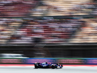 Yuki Tsunoda of RB during first practice ahead of the Formula 1 Spanish Grand Prix at Circuit de Barcelona-Catalunya in Barcelona, Spain on...