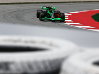 Zhou Guanyu of Kick Sauber during first practice ahead of the Formula 1 Spanish Grand Prix at Circuit de Barcelona-Catalunya in Barcelona, S...