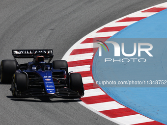 Alexander Albon of Williams during first practice ahead of the Formula 1 Spanish Grand Prix at Circuit de Barcelona-Catalunya in Barcelona,...