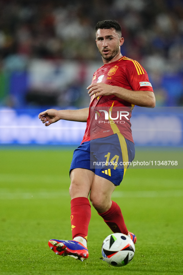 Aymeric Laporte centre-back of Spain and Al-Nassr FC during the UEFA EURO 2024 group stage match between Spain and Italy at Arena AufSchalke...