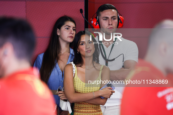 Alexandra Saint-Mlaux during second practice ahead of the Formula 1 Spanish Grand Prix at Circuit de Barcelona-Catalunya in Barcelona, Spain...