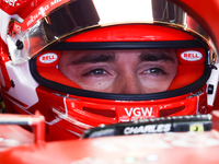 Charles Leclerc of Ferrari during second practice ahead of the Formula 1 Spanish Grand Prix at Circuit de Barcelona-Catalunya in Barcelona,...