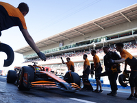 Oscar Piastri of McLaren during second practice ahead of the Formula 1 Spanish Grand Prix at Circuit de Barcelona-Catalunya in Barcelona, Sp...