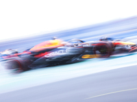 Sergio Perez of Red Bull Racing during second practice ahead of the Formula 1 Spanish Grand Prix at Circuit de Barcelona-Catalunya in Barcel...