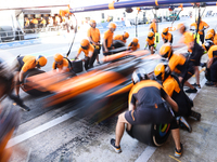 Oscar Piastri of McLaren during second practice ahead of the Formula 1 Spanish Grand Prix at Circuit de Barcelona-Catalunya in Barcelona, Sp...