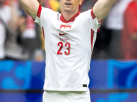 Krzysztof Piatek is playing during the UEFA Euro 2024 Group D match between Poland v Austria, at the Olympiastadion in Berlin,Germany, on Ju...