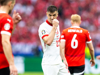 Krzysztof Piatek is playing during the UEFA Euro 2024 Group D match between Poland v Austria, at the Olympiastadion in Berlin,Germany, on Ju...