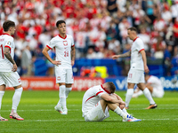 Nicola Zalewski, Kacper Urbanski, Karol Swiderski are playing during the UEFA Euro 2024 Group D match between Poland v Austria, at the Olymp...