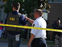 The FBI is on the scene of the mass shooting at a repass service. Four people are being shot in a mass shooting during a repass service at t...