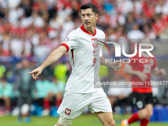 Robert Lewandowski are playing during the UEFA Euro 2024 Group D match between Poland v Austria, at the Olympiastadion in Berlin,Germany, on...