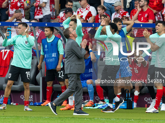 Trener Ralf Rangnick is reacting during the UEFA Euro 2024 Group D match between Poland v Austria, at the Olympiastadion in Berlin,Germany,...