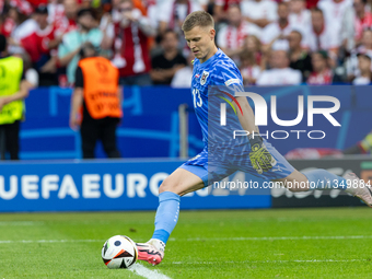 Patrick Pentz  is playing during the UEFA Euro 2024 Group D match between Poland v Austria, at the Olympiastadion in Berlin,Germany, on Janu...